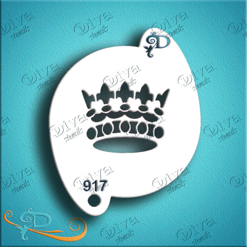 Diva Stencil 917 - King's Crown