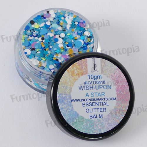 Essential Glitter Balm Chunky 10g - Wish Upon a Star by Incendium Arts