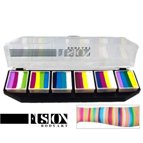 Fusion Body Art Spectrum Palette - Punch 6 x 10g colours
