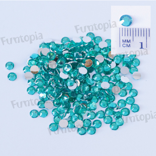 5mm Teal Diamante Jewel Gems - 2000 pack