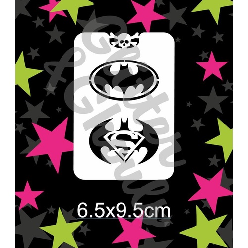 Glitter & Ghouls Super Bat Guy Stencil - GG18