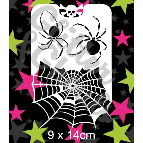 Glitter & Ghouls Spiders & Web Edge GG30