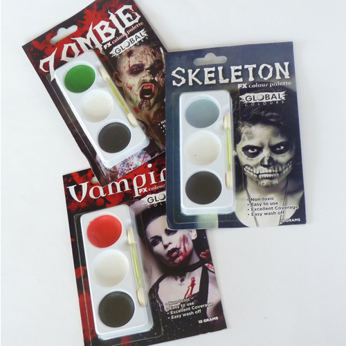 Global Zombie, Vampire + Skeleton 3 colour kits