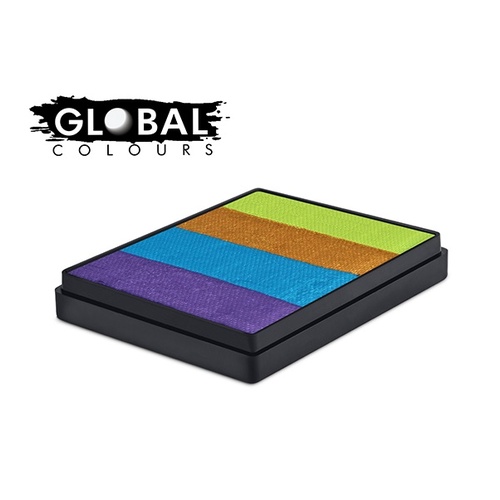 Global Colours 50g Rainbow Cake -  French Quarter
