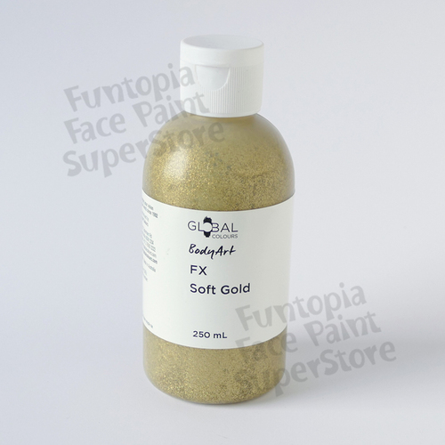 Global FX 250ml Soft Gold Concentrated Glitter Gel 