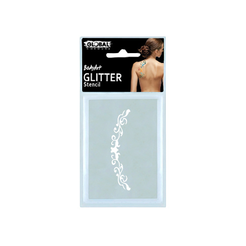 Global Glitter Tattoo Stencil - GS10