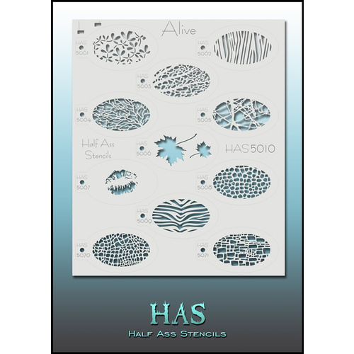 Half Ass Stencil - HAS 5010 - Alive