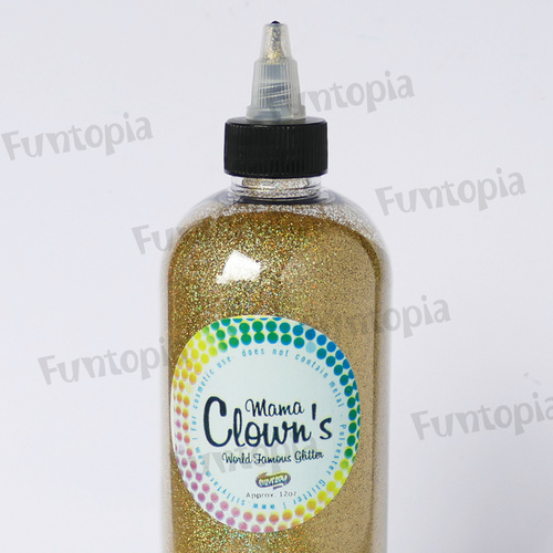 Mama Clown Cosmetic Glitter - Gold Rainbow - 60ml Puffer Bottle