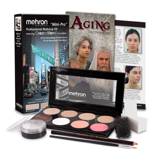 Mehron Mini-Pro Student Makeup Kit - Medium Olive
