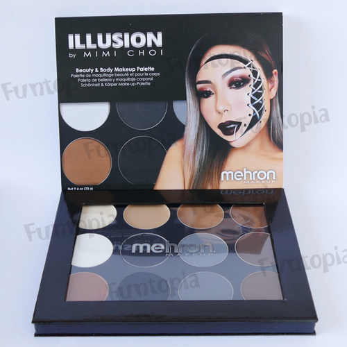 Mehron's Illusion 12 Colour Shade Make Up Palette by Mimi Choi