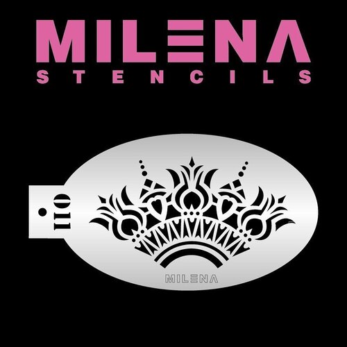 Milena Stencil - Royal Crown - 011
