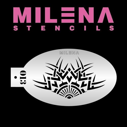 Milena Stencil - Tribal Crown - 013