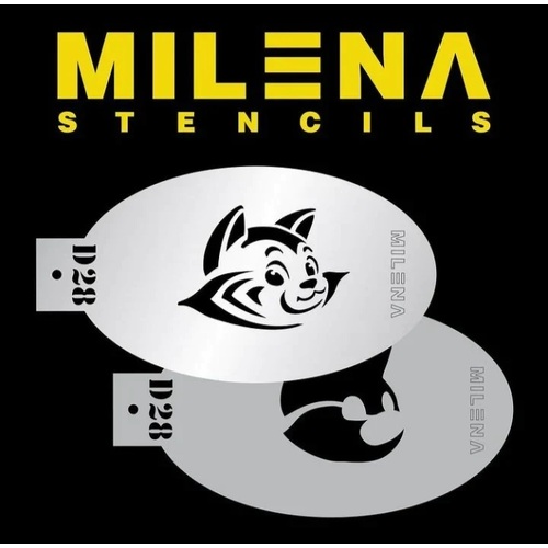 Milena Stencil – Striped Cub Stencil Set – D28