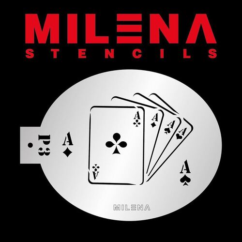 Milena Stencil - Playing Cards - P3