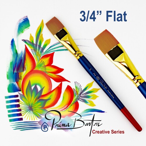 Prima Barton Creative Series Flat Brush - 3/4"