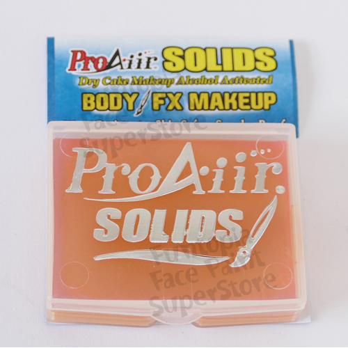 ProAiir Solid Singles - Orange - Water Resistant Brush on Make Up singles - 14 grams