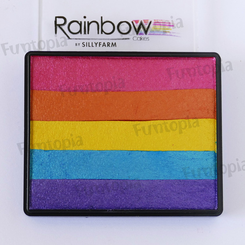 Silly Farm Rainbow Cake - Glitter Rainbow - Approx 50g 