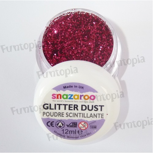 Snazaroo 12ml Cosmetic Glitter - Red