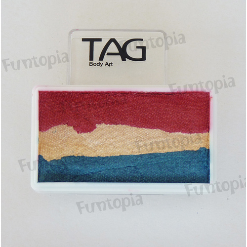 TAG 30g One Stroke Split Cake - Pearls Red, White and Blue