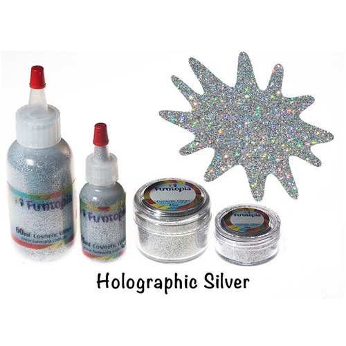 TAG 60ml Puffer Glitter Holographic Silver