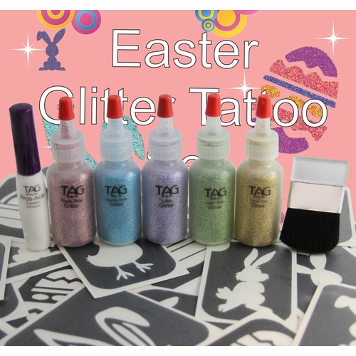 TAG Body Art Glitter Tattoo Kit - Easter