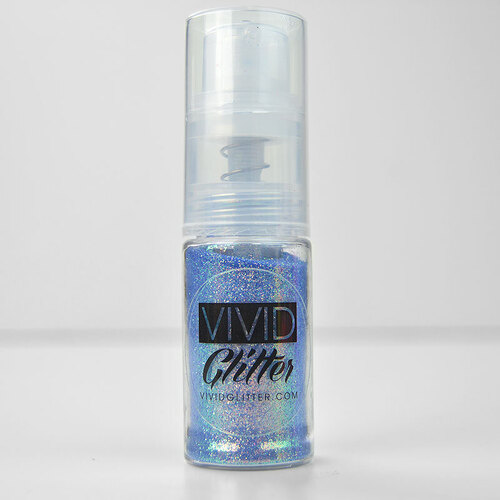 Vivid Glitter - Fine Mist Spray Pump 14ml - Frosted Blue